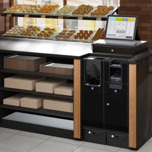 Cassa automatica Glory installata in panetteria